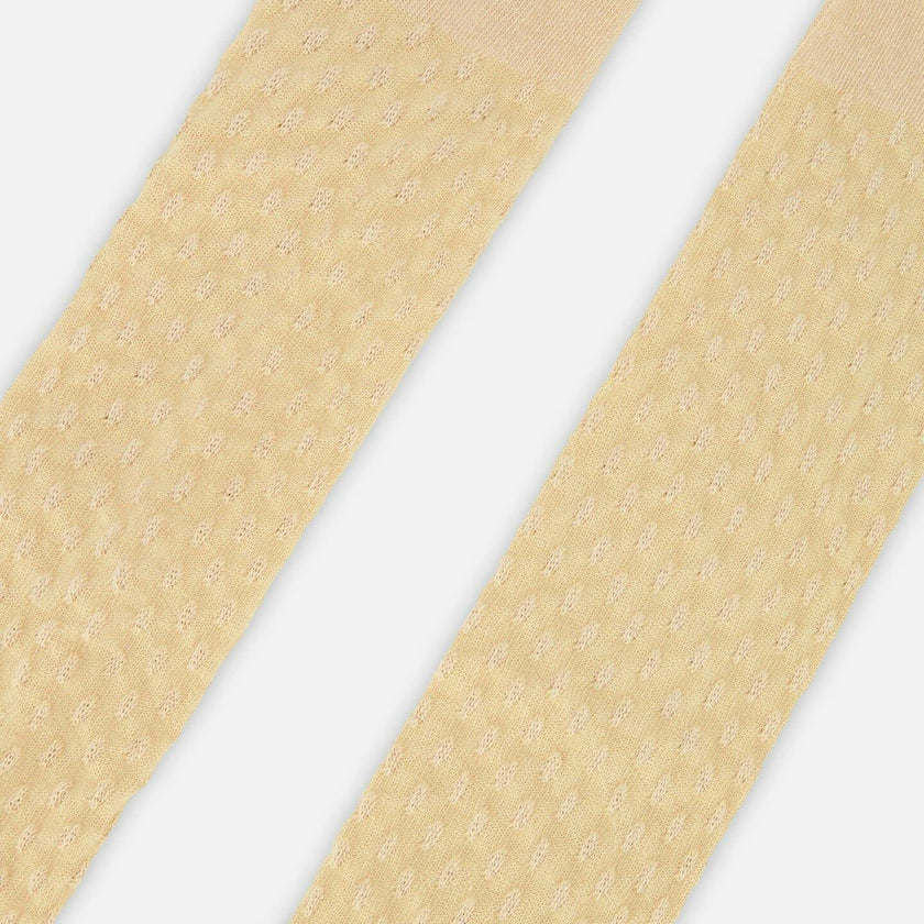 Knit Tights Beige