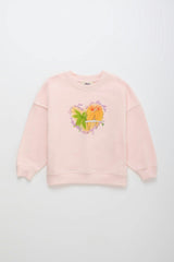 BIRDS SWEATSHIRT BLUSH