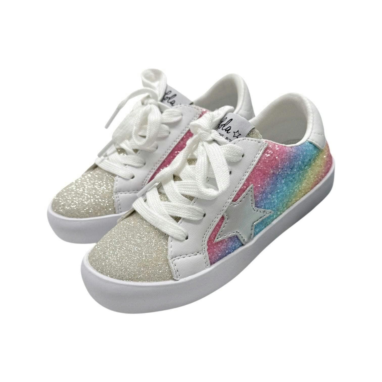 Shimmer Rainbow Star Sneakers