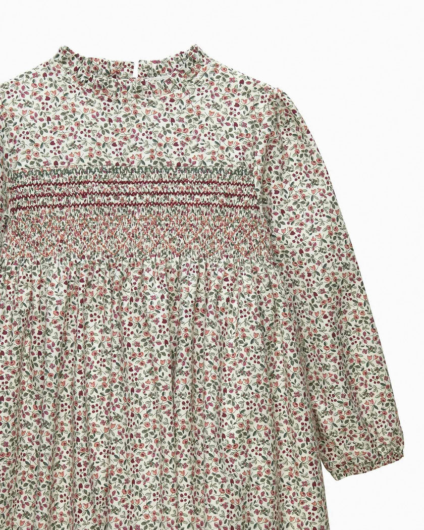 Edie Berry Floral Smocked Dress