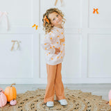 Pumpkin Stitch Patch Sweatshirt