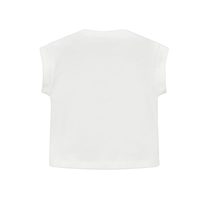 White Doll Print T-Shirt