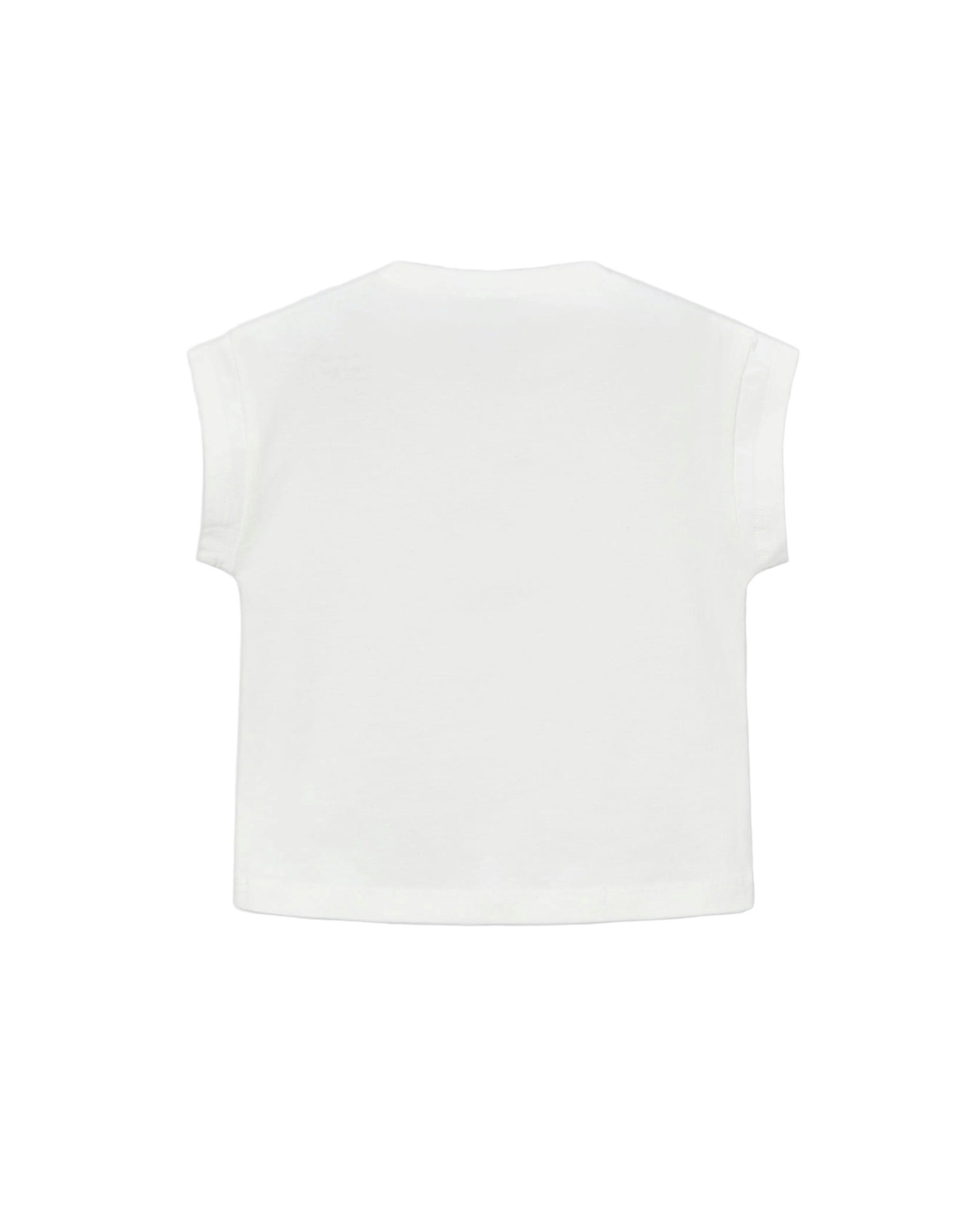 White Doll Print T-Shirt