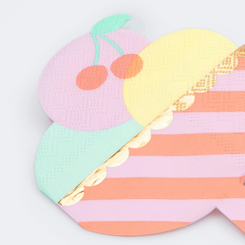 Ice Cream Sundae Napkins