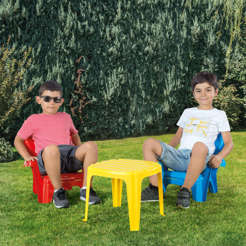 Childrens Plastic Table And Chairs Set