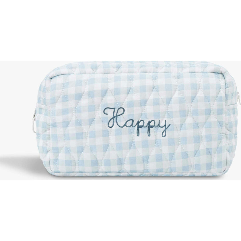 Toiletry Pouch Picnic Gingham Blue