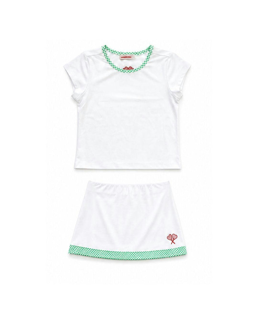 Love All Littles Scarlett Tennis Top