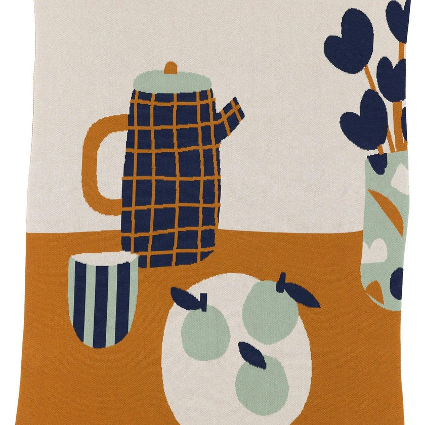 Breakfast Knit Blanket