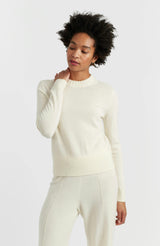 Wool & Cashmere Cropped Sporty Sweater