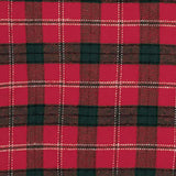 Men's Organic Long Sleeve Flannel Button Down Shirt, Red
