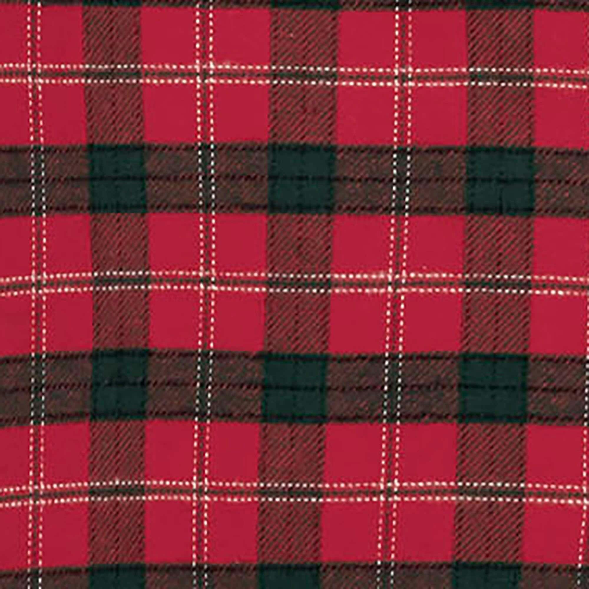 Men's Organic Long Sleeve Flannel Button Down Shirt, Red