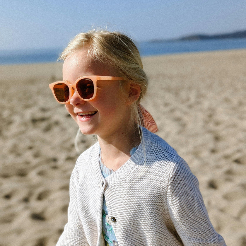 Classic Wayfarer Sustainable Sunglasses | Bio-Based · Bendable · Polarized | Child | 3-8 Y | Sunset