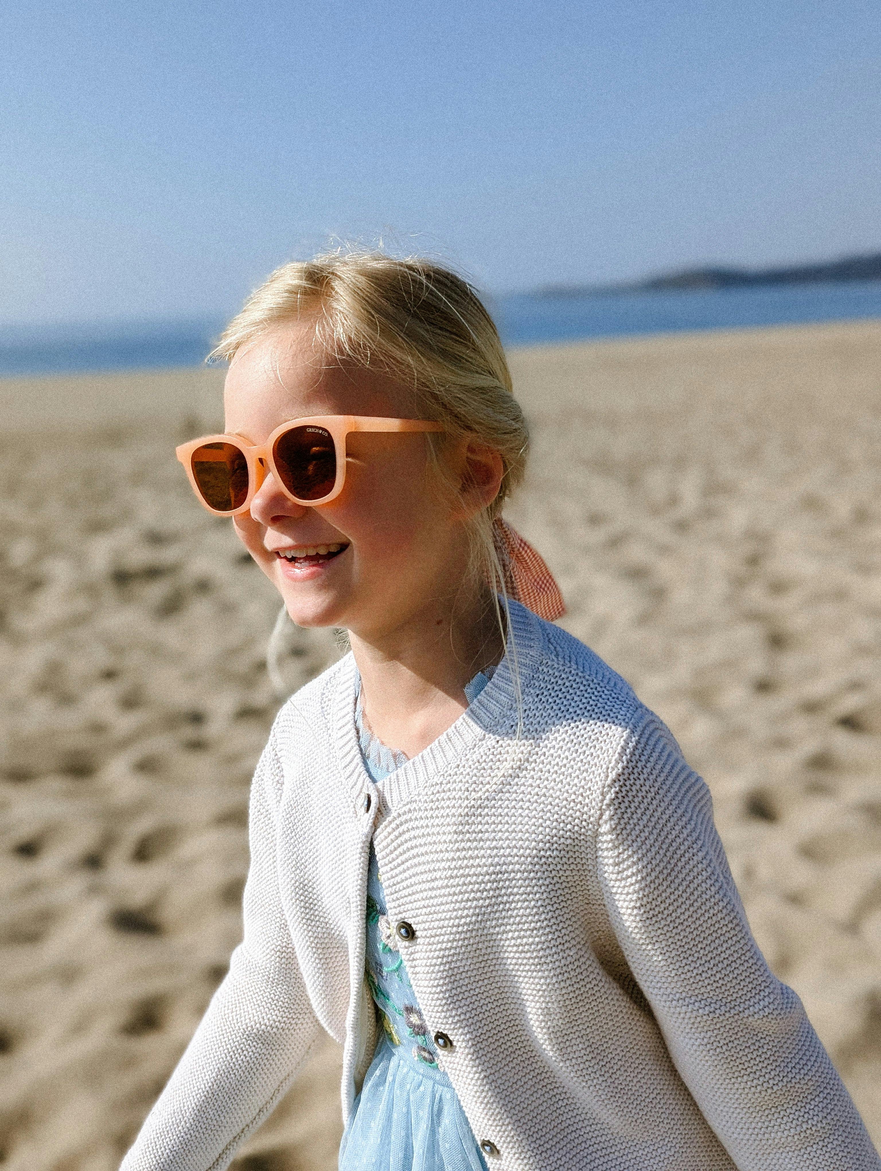 Classic Wayfarer Sustainable Sunglasses | Bio-Based · Bendable · Polarized | Child | 3-8 Y | Sunset