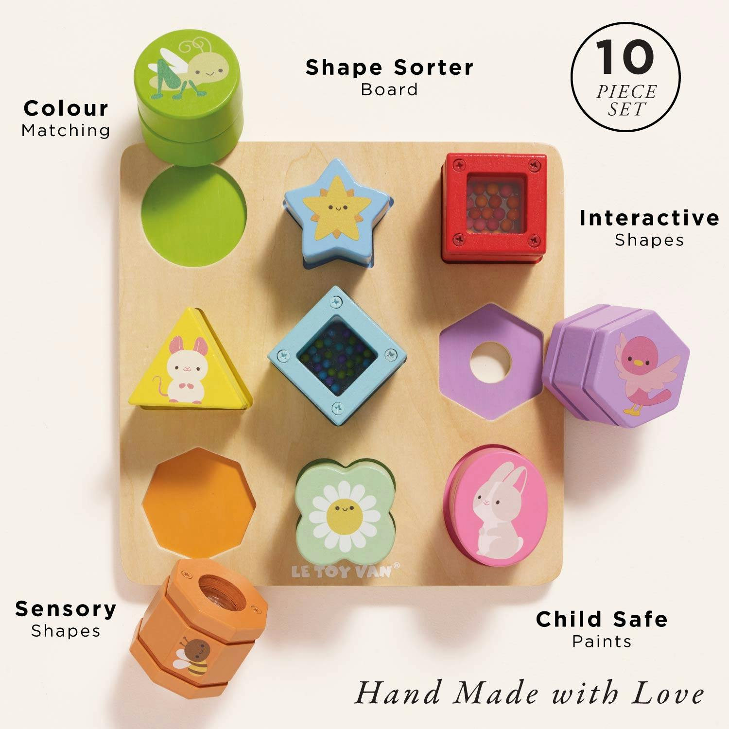 Rainbow Sensory Shape Sorter