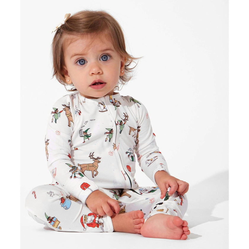 Santa's Workshop Bamboo Convertible Footie