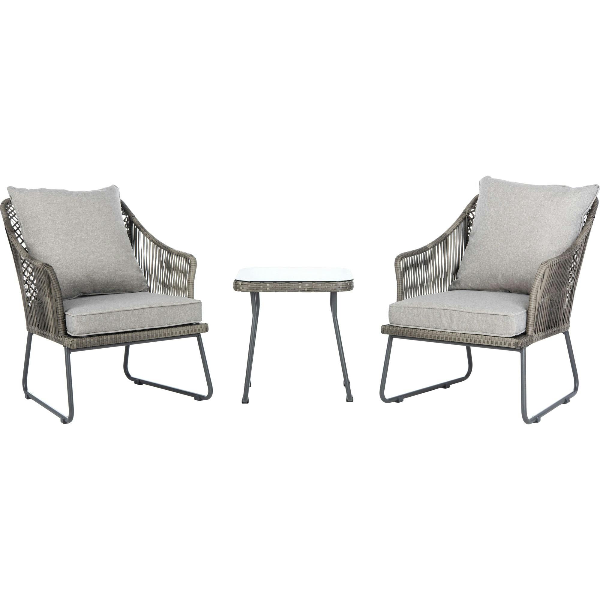 Jensen 3-Piece Rattan Outdoor Lounge Set