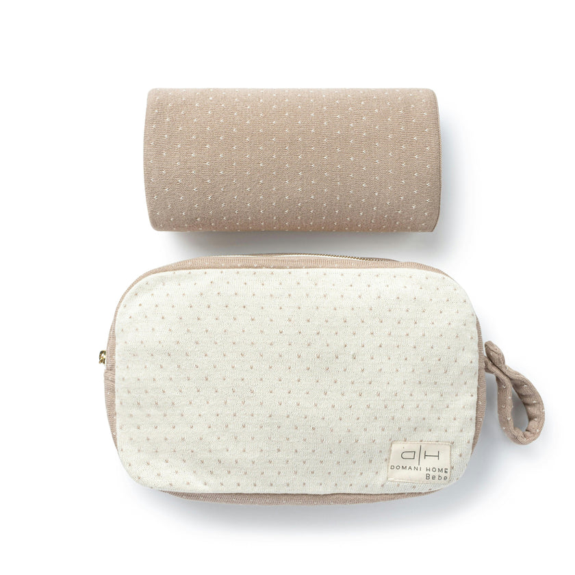Dotty Blanket & Pouch Set