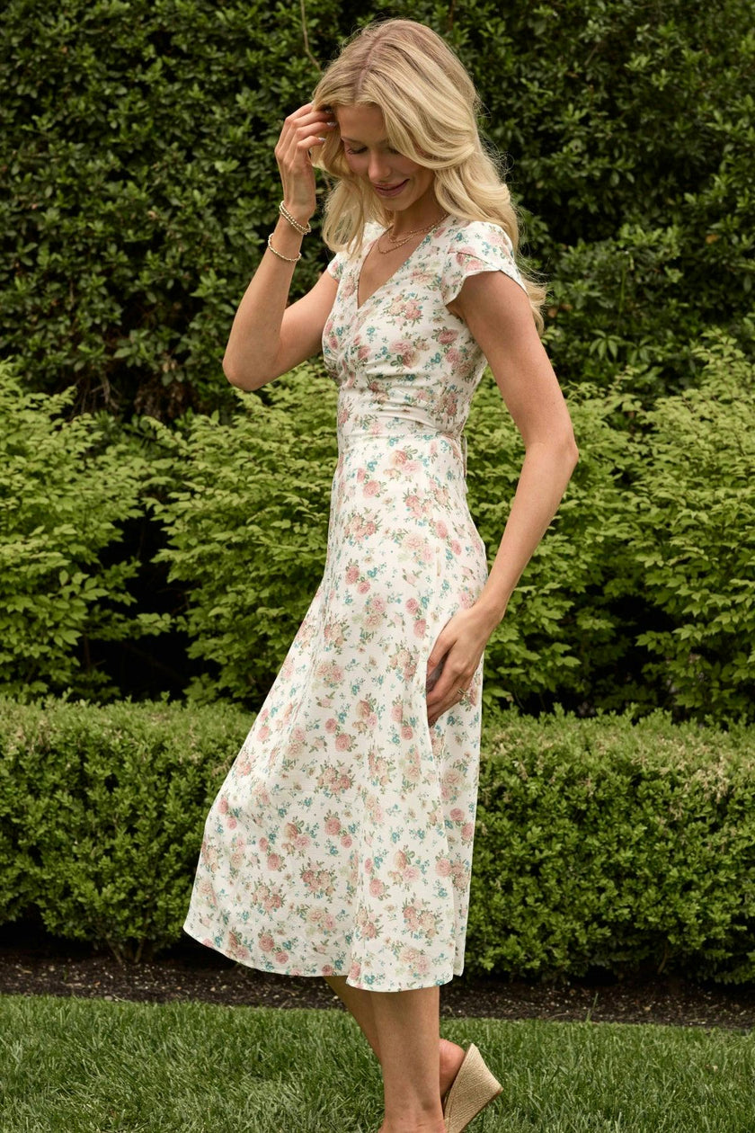 Fiona Dress in Countryside Peony Blossom