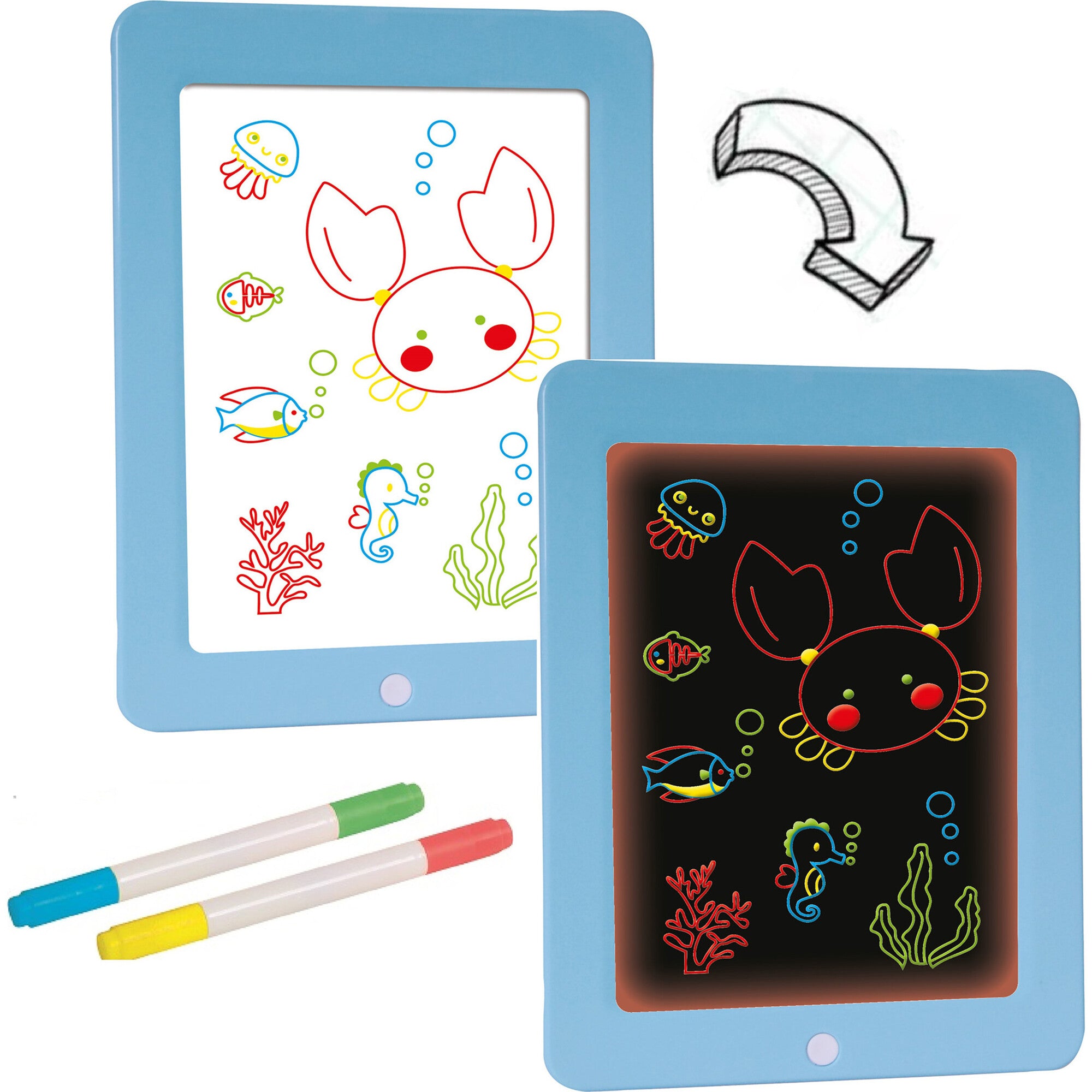 Buddy & Barney: Neon Glow Drawing Board