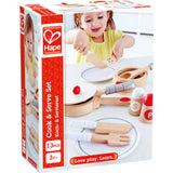 Cook & Serve Wooden Kitchen Accessory Playset
