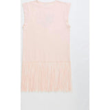 BIRDS DRESS BLUSH