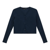 Cropped V-Neck Cardigan