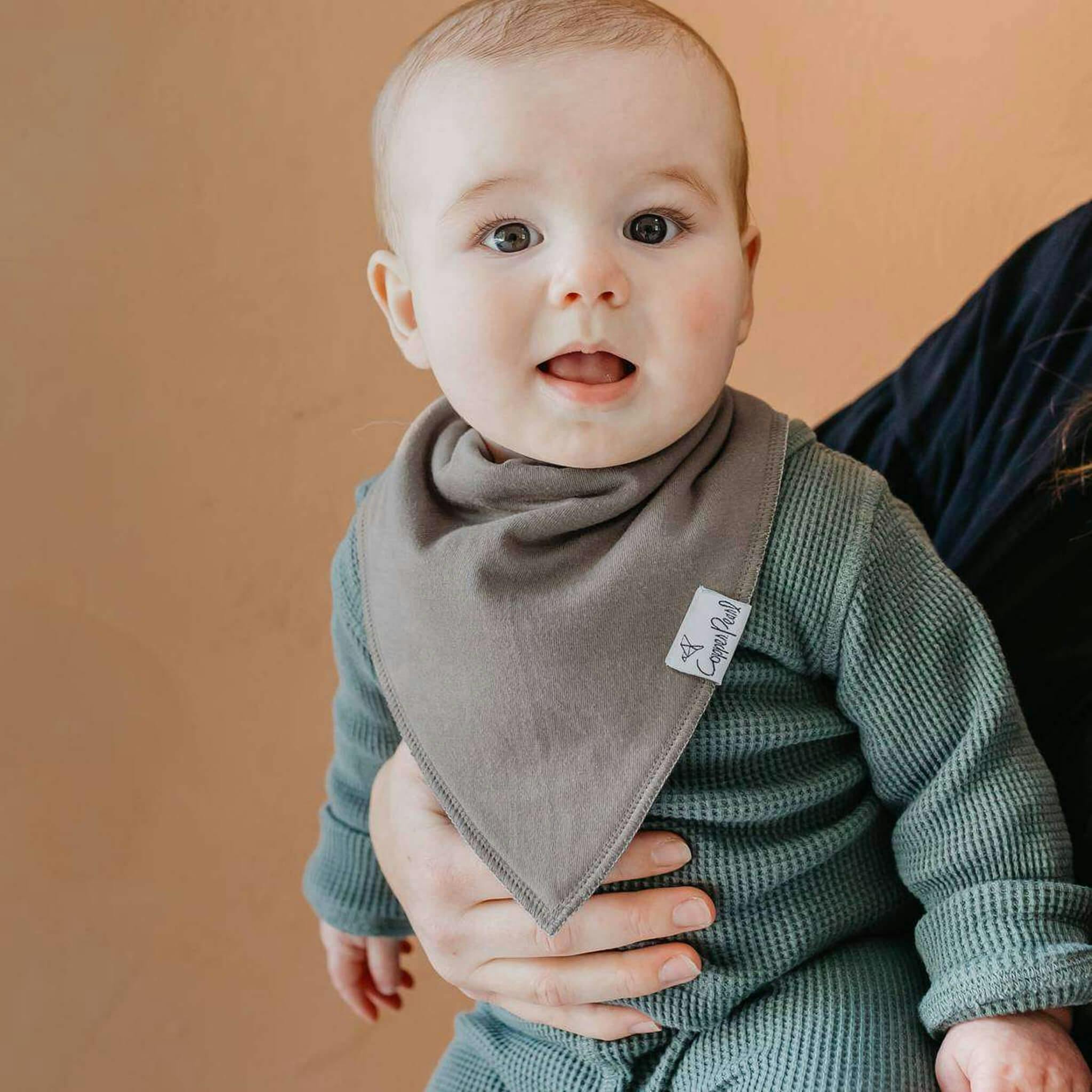 4 Pack Baby Bandana Bibs - Gage
