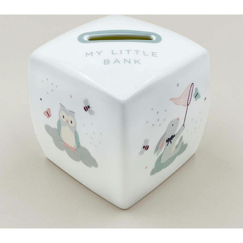 Personalized Grey Berkeley and Little Love Money Box