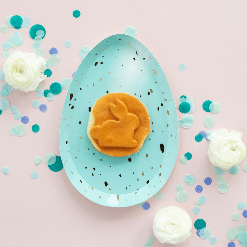 Speckled Robin Egg Dessert Plates