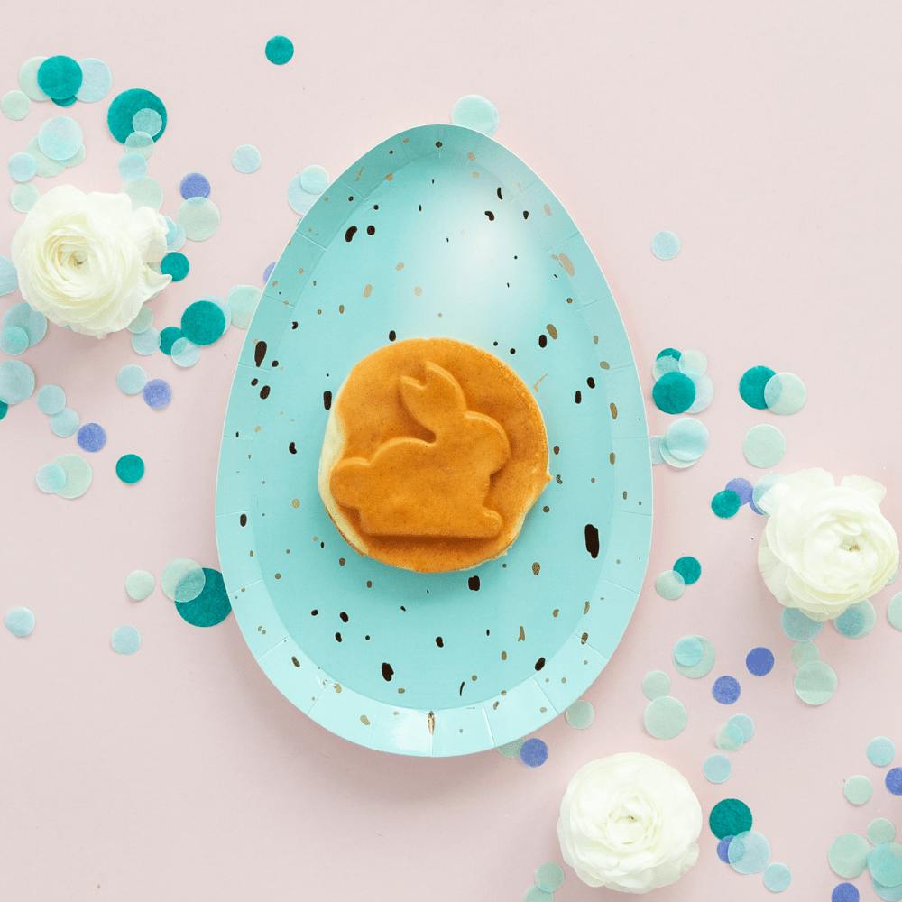 Speckled Robin Egg Dessert Plates