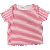 Girls Stripe Short Sleeve Top, Stripes