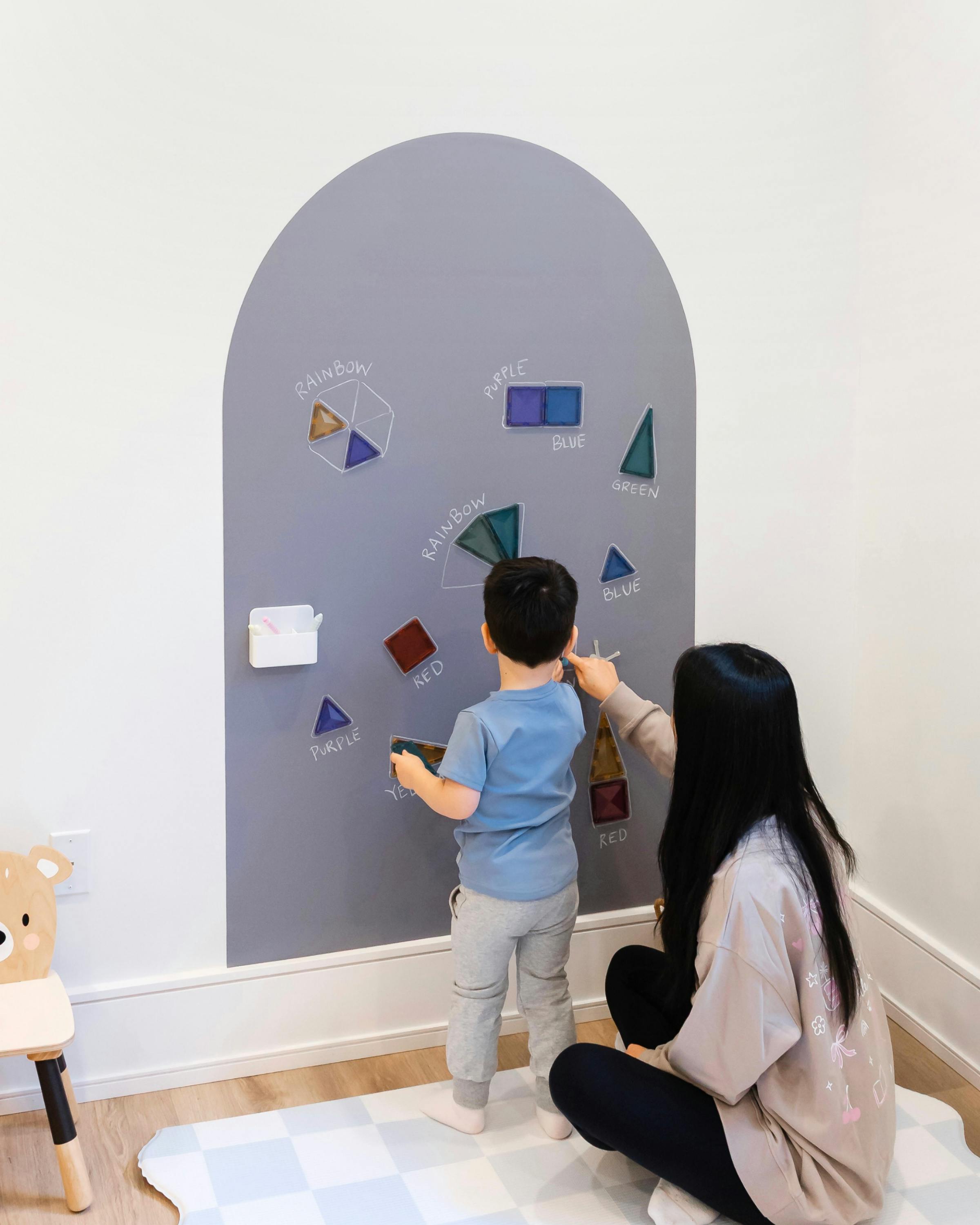 JUMBO Magic Playwall - Arch Magnetic Wall Decal for Kids