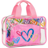 COREY PAIGE HEARTS COSMETIC BAG TRIO