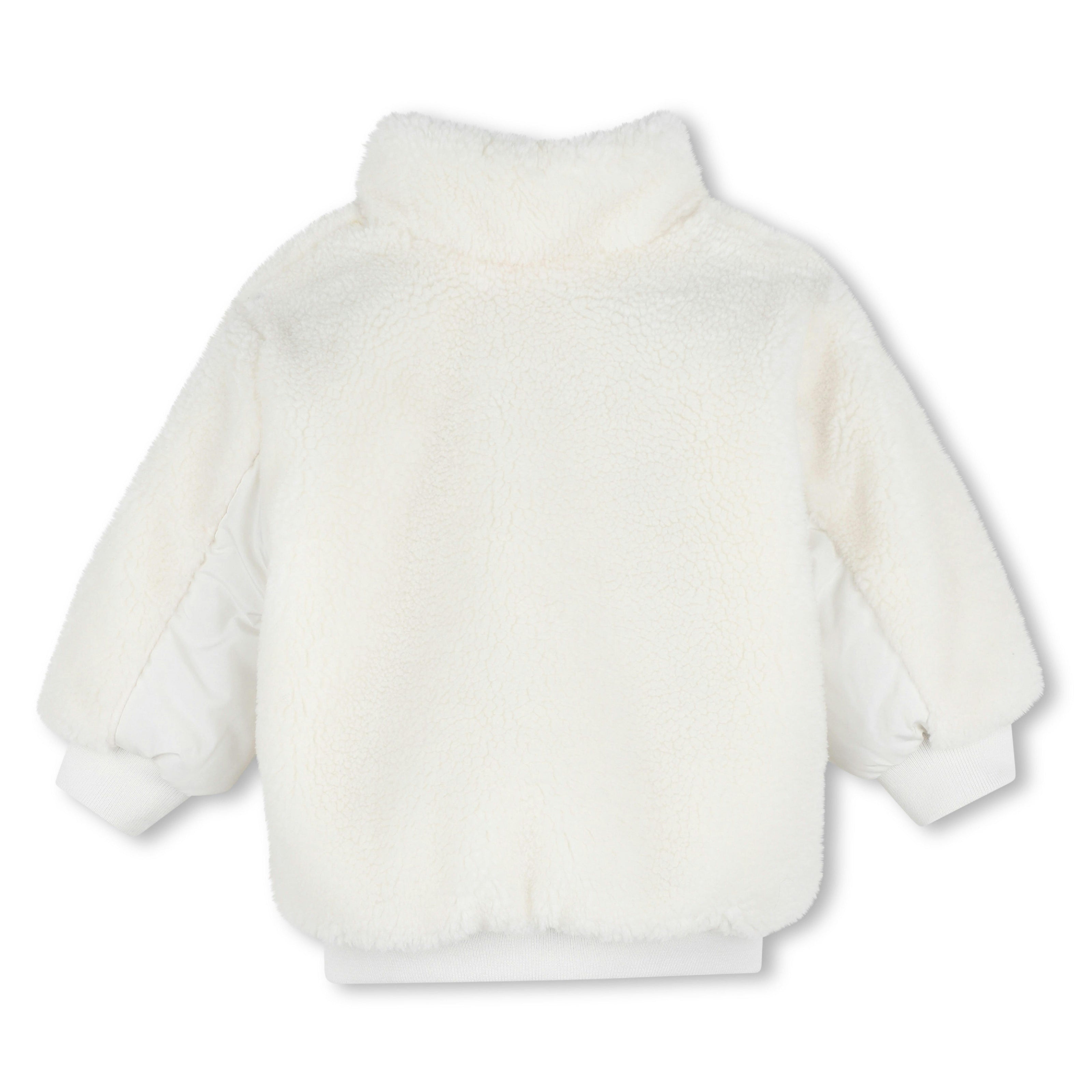 Ivory Reversible Teddy Jacket