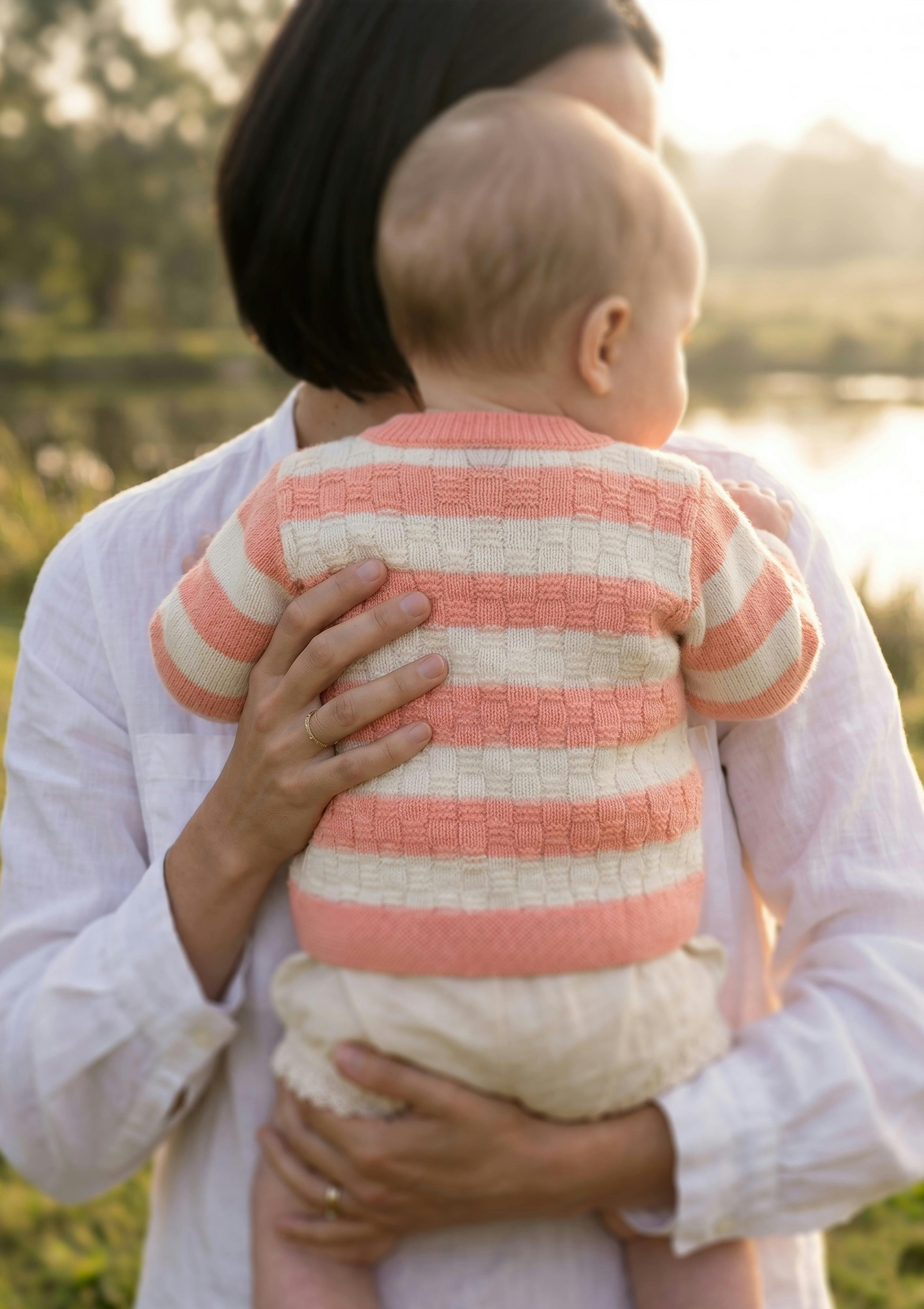 THE ASPEN CASHMERE CARDIGAN | NANTUCKET STRIPE