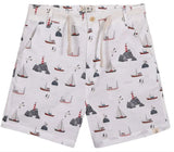 MAHALO WHITE HARBOUR PRINTED WOVEN SHORTS