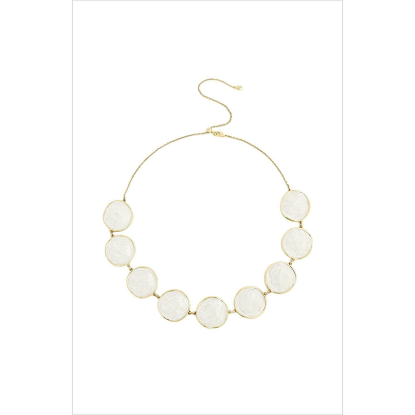 Enamel Ripple Necklace