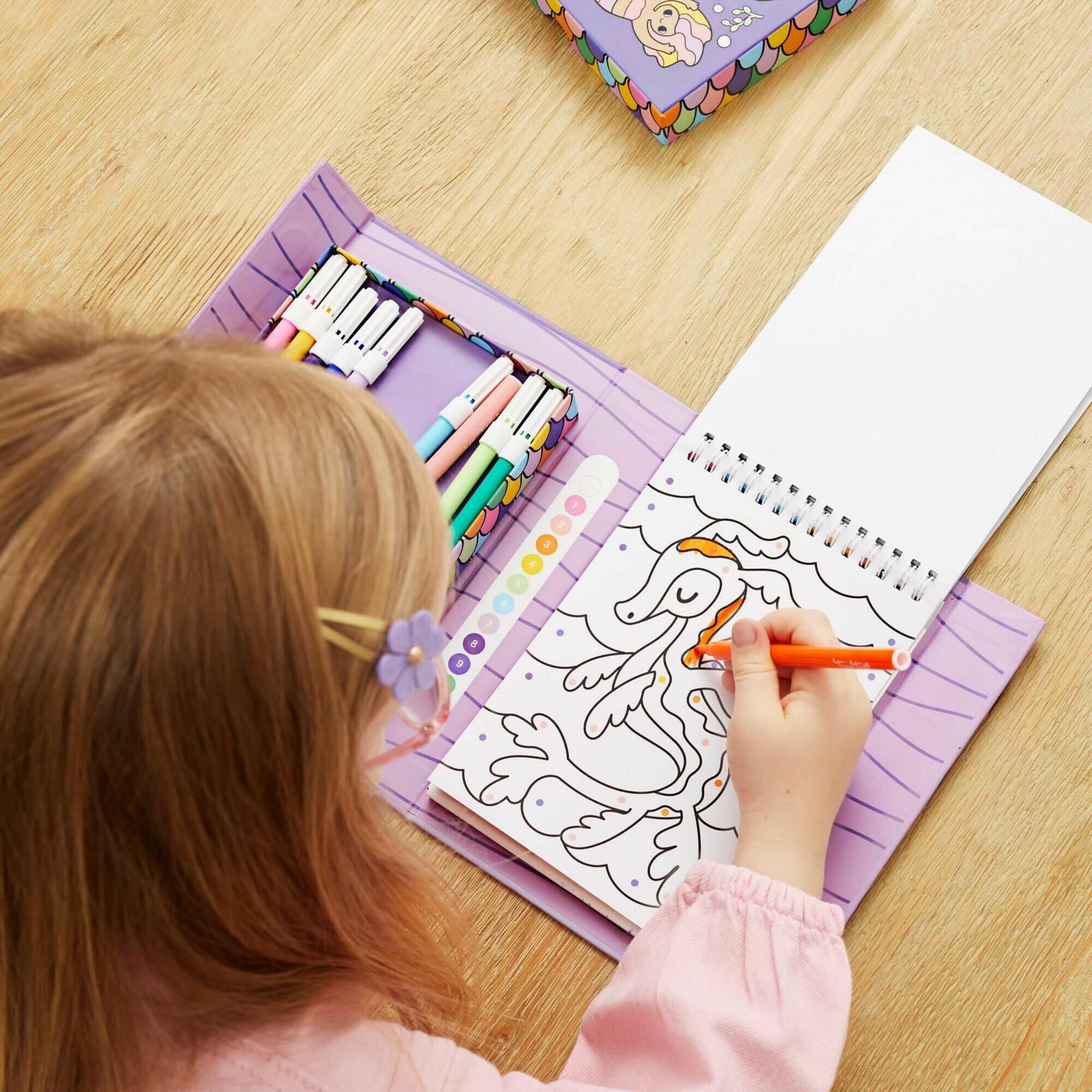 Tribe: Color By Numbers - Mermaids & Friends Activity Set