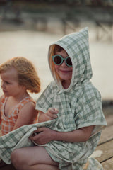 Original Round Sustainable Sunglasses | Bio-Based Bendable Polarized | Fern