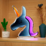 Neon Art Infinity Lights Wall & Desk Sign-Unicorn