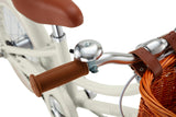 Banwood Classic 16 Inch Kids Bike Cream — Pedal Bicycle with Training Wheels Ages 4-7