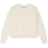 BONPOINT Lueur Ruffle Cardigan - Craie