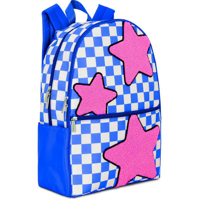 Star Checkered Backpack