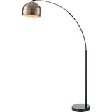 Arquer Arc 68.1" Metal Floor Lamp with Bell Shade
