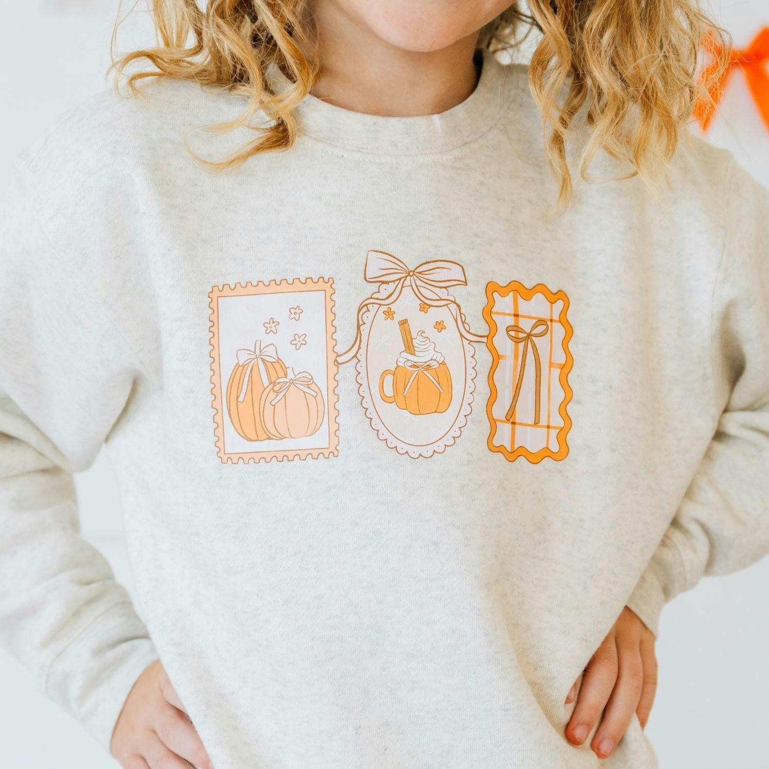 Pumpkin Cameo Sweatshirt