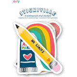 Stickiville Stickers: Art Maker - Vinyl (4 Die-Cut)
(Metallic Foil)