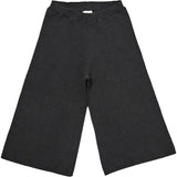 Chunky Ribbed Knit Elastic Waist Wide Leg Loose-Fit Pants