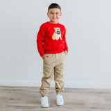Bulldog Football Patch Sweatshirt