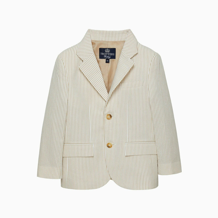 Sebastian Blazer in Oatmeal Stripe