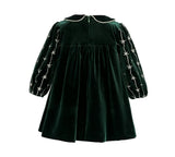 Dark Green Velvet Dress